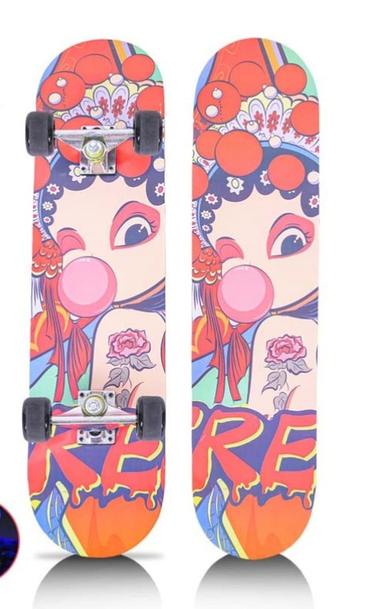 Скейтборд для начинающих, профессиональный, двойной наклон, для детей, подростков, взрослых, мальчиков и девочек,...