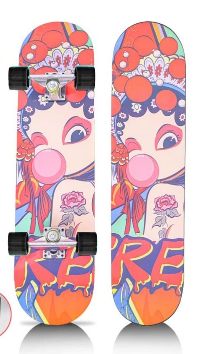 Скейтборд для начинающих, профессиональный, двойной наклон, для детей, подростков, взрослых, мальчиков и девочек,...