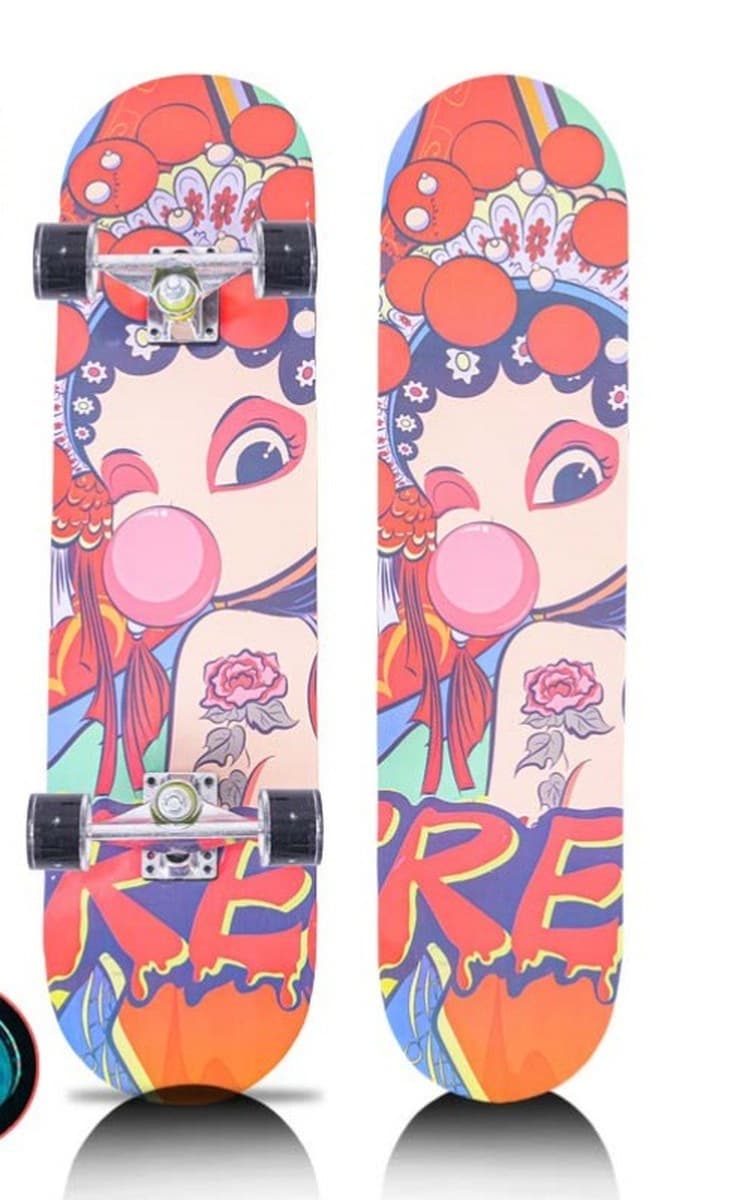 Скейтборд для начинающих, профессиональный, двойной наклон, для детей, подростков, взрослых, мальчиков и девочек,...