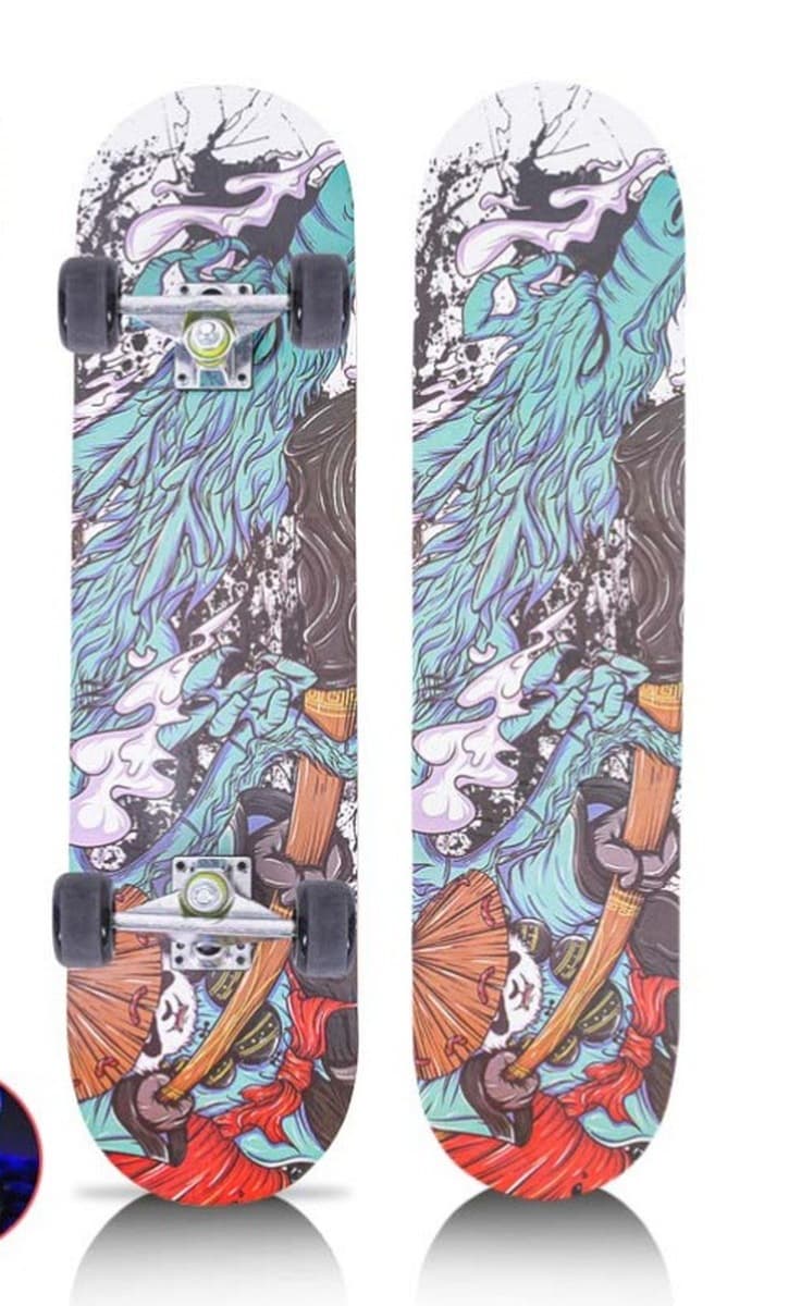 Скейтборд для начинающих, профессиональный, двойной наклон, для детей, подростков, взрослых, мальчиков и девочек,...