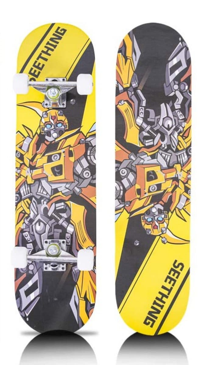 Скейтборд для начинающих, профессиональный, двойной наклон, для детей, подростков, взрослых, мальчиков и девочек,...