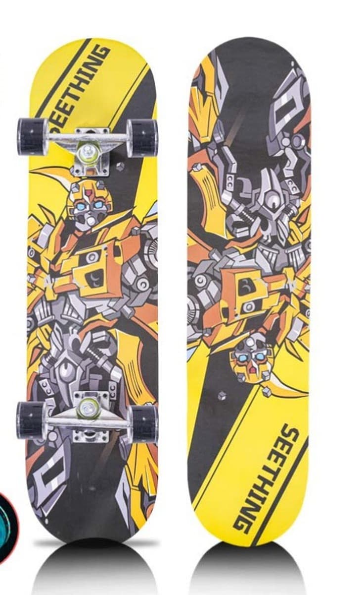 Скейтборд для начинающих, профессиональный, двойной наклон, для детей, подростков, взрослых, мальчиков и девочек,...