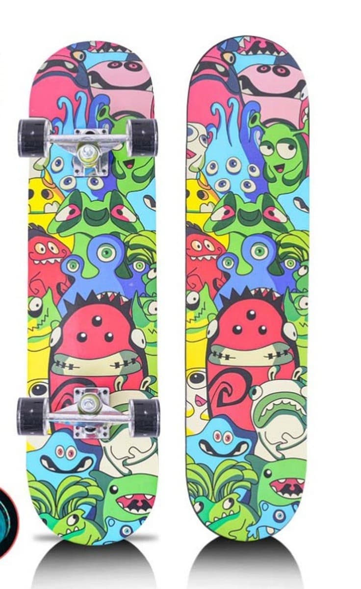 Скейтборд для начинающих, профессиональный, двойной наклон, для детей, подростков, взрослых, мальчиков и девочек,...