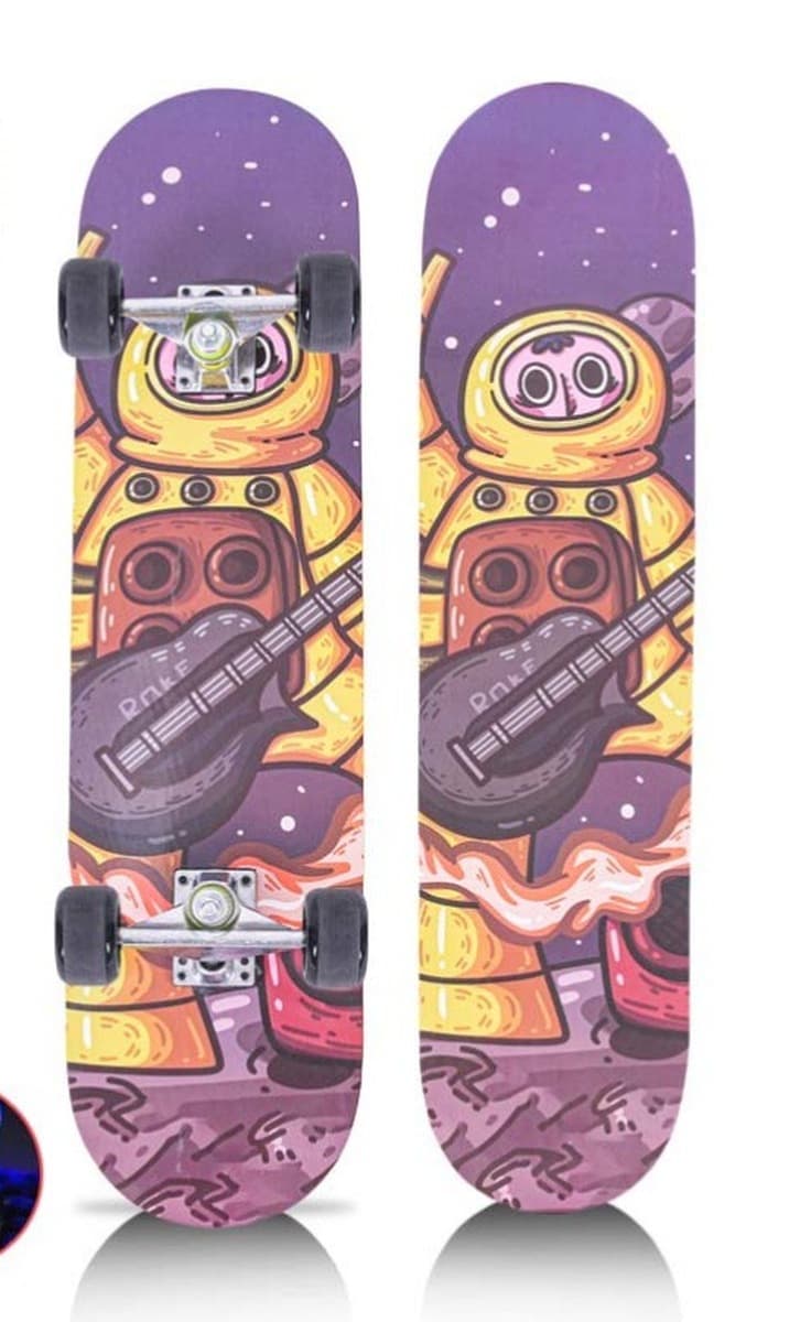 Скейтборд для начинающих, профессиональный, двойной наклон, для детей, подростков, взрослых, мальчиков и девочек,...