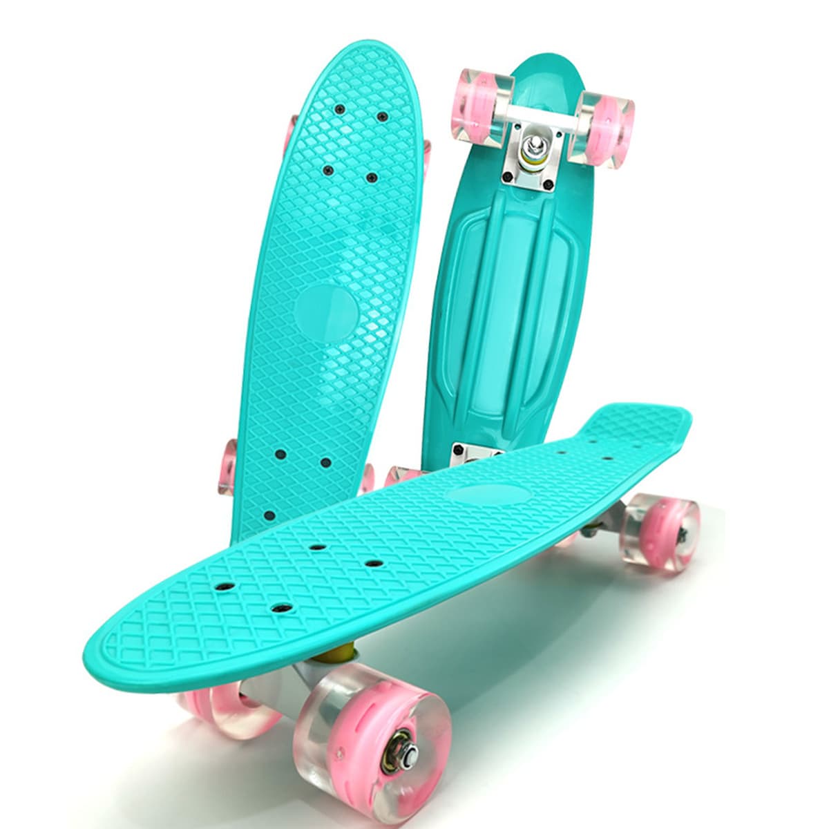 Четыре колеса LED вспышка колесо скейтборд маленькая рыба доска Детский скутер дорога пешком завод оптом