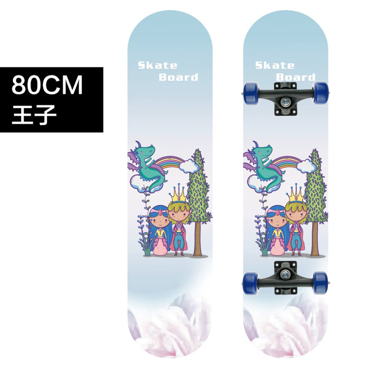 Детский четырехколесный самокат 3108 для начинающих, с мультяшным дизайном, двойной кикборд, 80 см, оптовая продажа от...