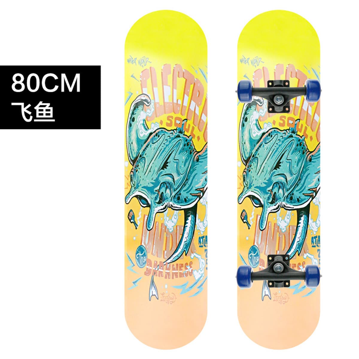 Детский четырехколесный самокат 3108 для начинающих, с мультяшным дизайном, двойной кикборд, 80 см, оптовая продажа от...