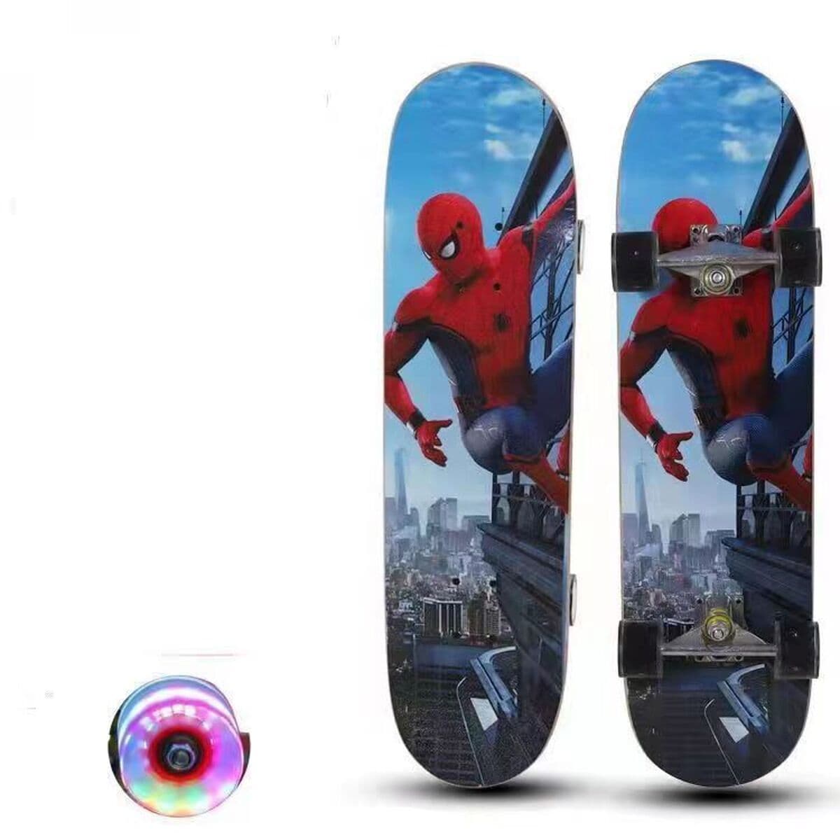 Скейтборд для начинающих подростков взрослых мальчиков и девочек детей профессиональная доска двойной переплетение...