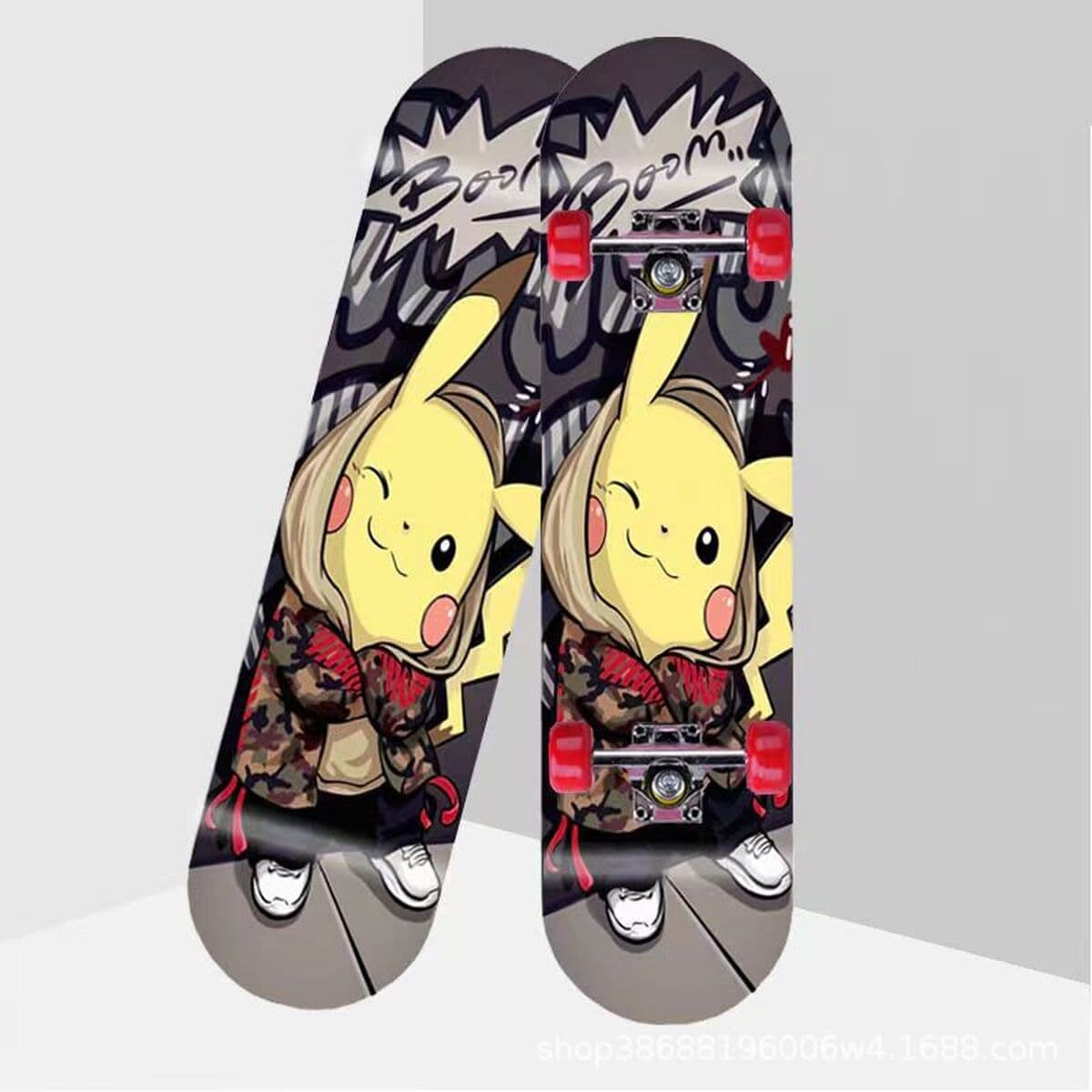 Скейтборд для начинающих подростков взрослых мальчиков и девочек детей профессиональная доска двойной переплетение...