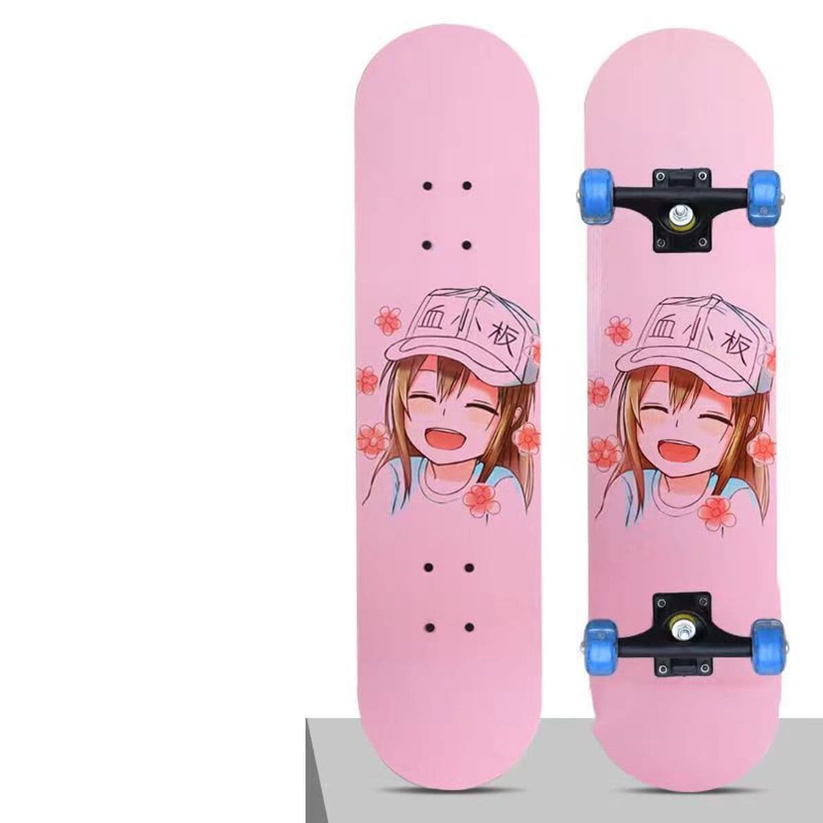 Скейтборд для начинающих подростков взрослых мальчиков и девочек детей профессиональная доска двойной переплетение...