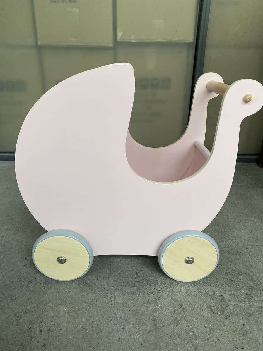 Датская детская коляска-ходунки от 6 до 18 месяцев, обучающая ходьба, 0-образная деревянная игрушка для ног