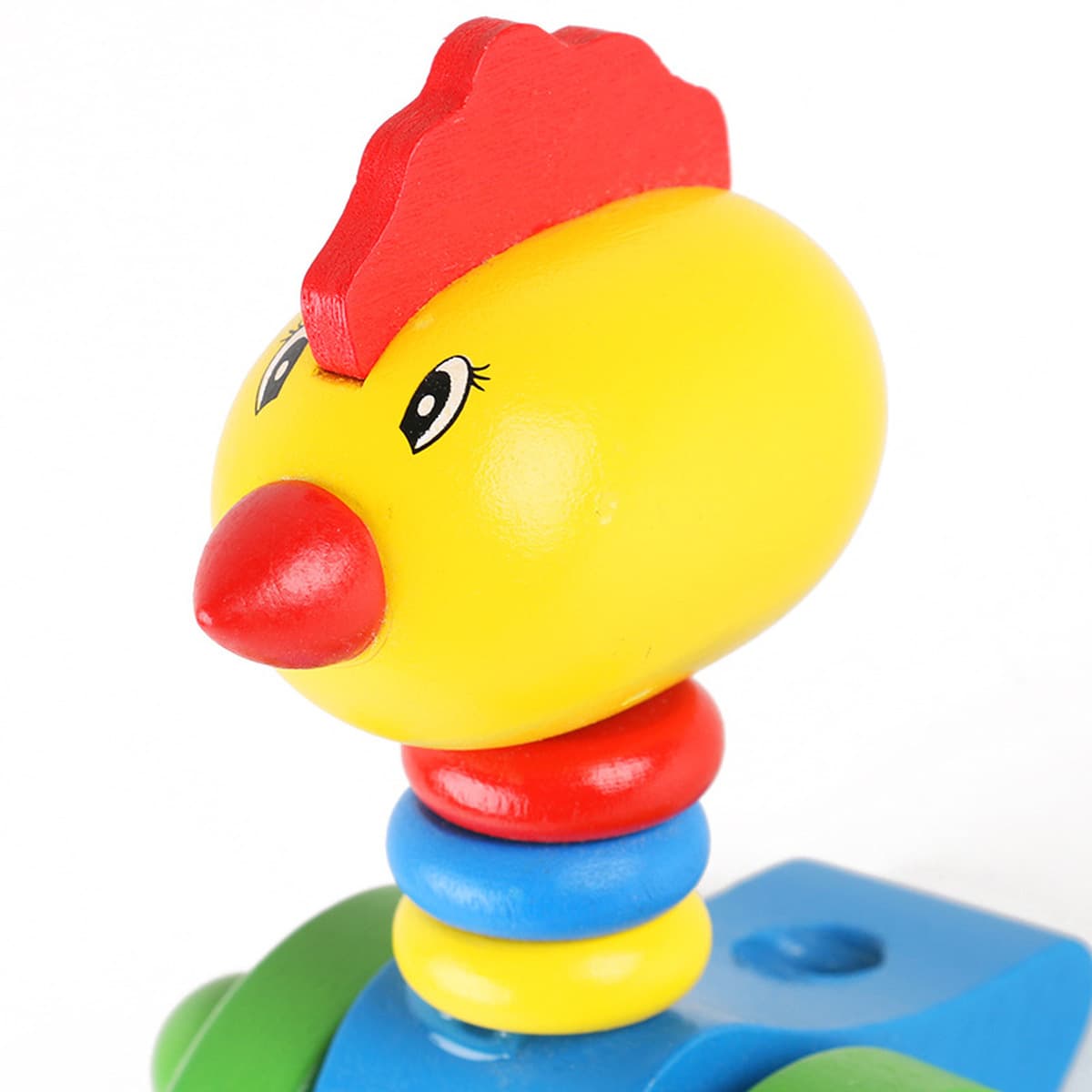 Деревянная каталка для малышей 1-3 лет, с одной ручкой, разборная, портативная детская игрушка, легко удерживать и...