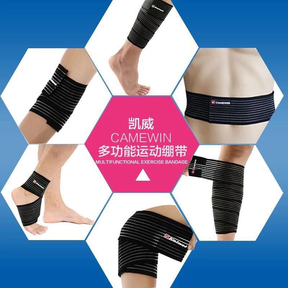 Бандажный протектор на запястье Фиксированный протектор лодыжки Самоклеящийся налокотник Женский медицинский наколенник...