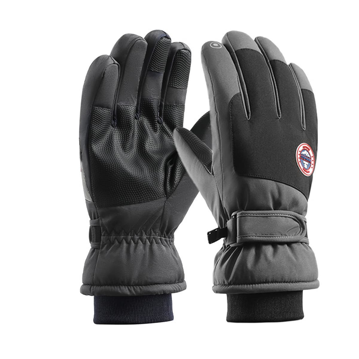 Лыжные перчатки мужские женские зимние бархатные утолщенные теплые на открытом воздухе езда мотоцикл сенсорный экран...