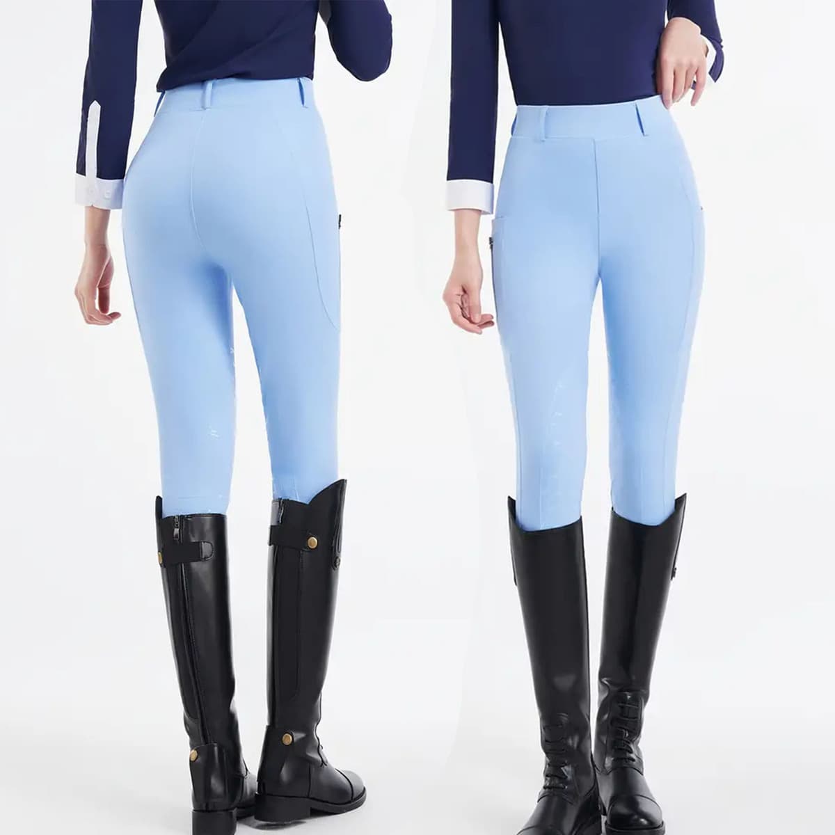 Amazon европейские и американские модные брюки для верховой езды, облегающие эластичные нескользящие полностью силиконовые...