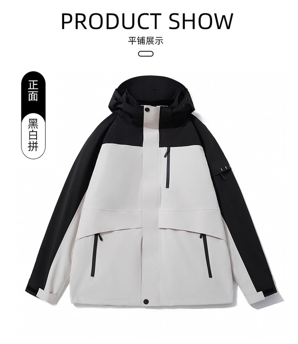 2024 Высококачественная куртка для мужчин и женщин противовирусный водонепроницаемый альпинистский костюм три в одном...