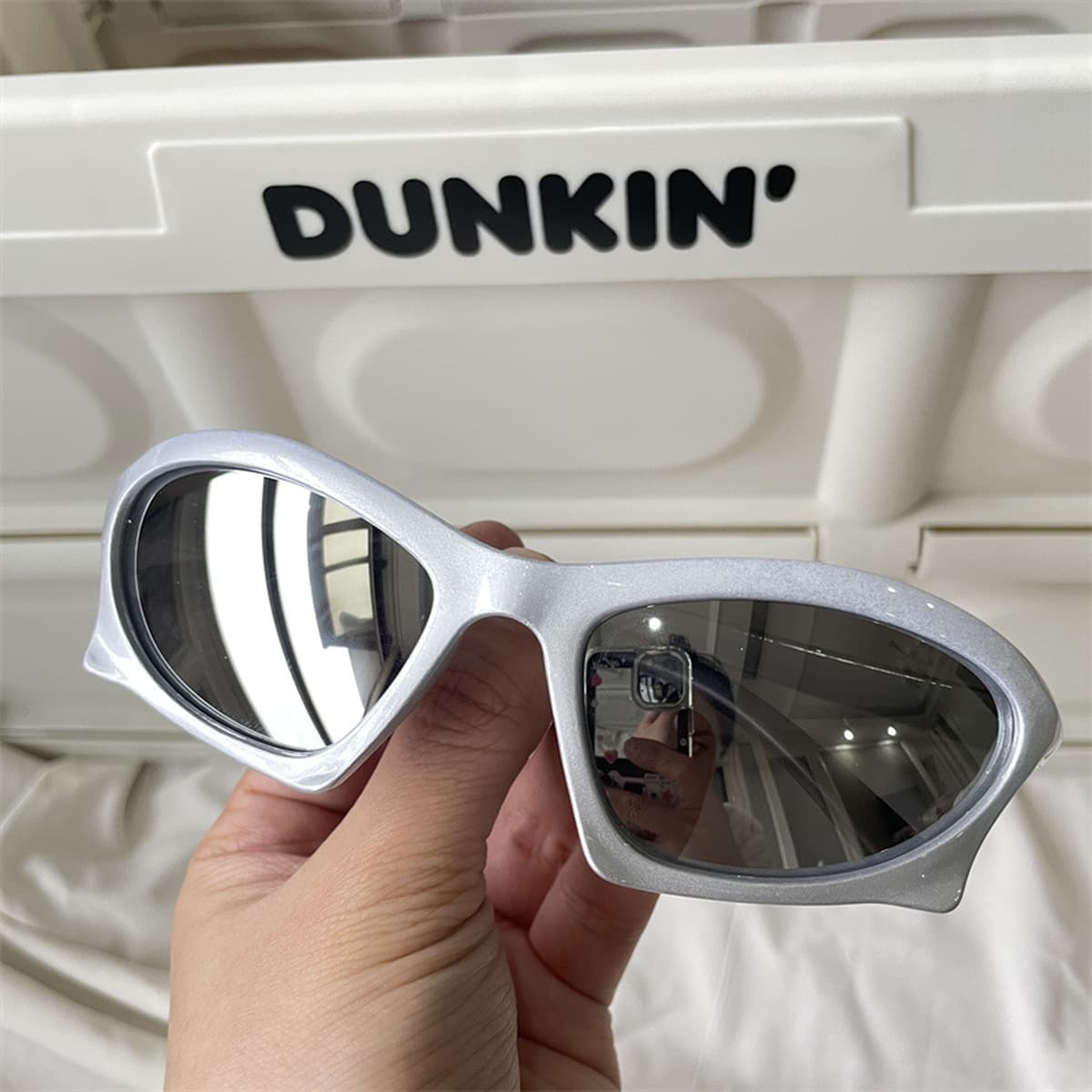 Велоспорт на открытом воздухе Металлические ртутные солнцезащитные очки высокого уровня