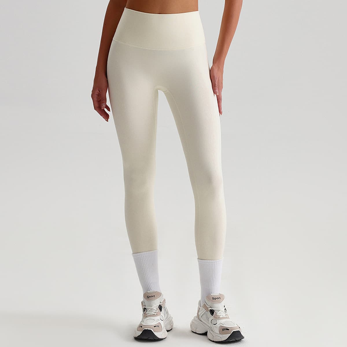 Трансграничные европейские и американские голые штаны для йоги женские без смущения