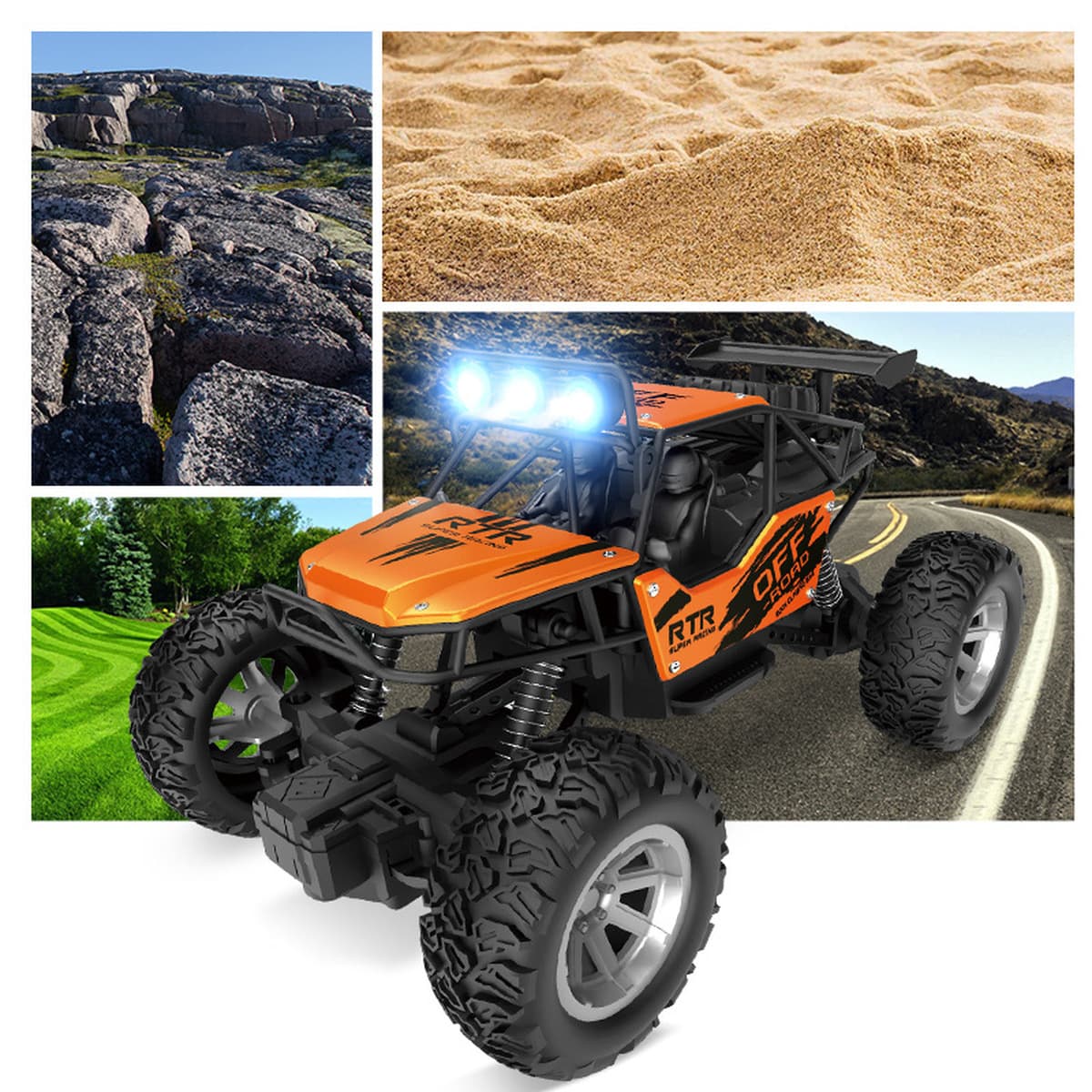 Трансграничный сплав альпинистский горный пульт дистанционного управления Автомобильная игрушка 1:20 внедорожник...