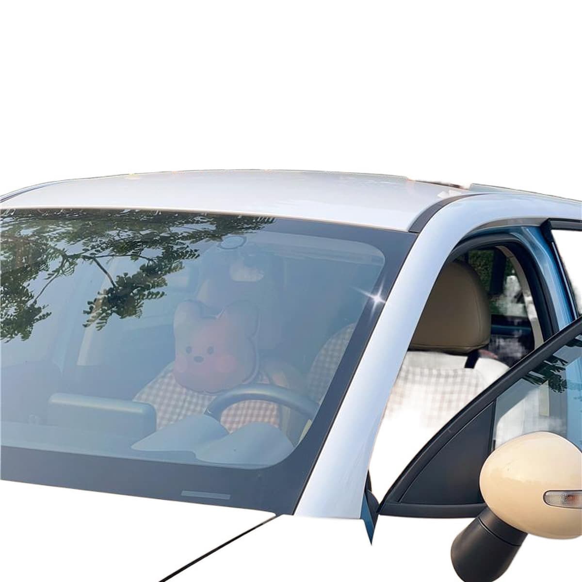 Украшение крыши автомобиля G3F, милый мультяшный декор для экстерьера автомобиля, украшение в виде медвежьих ушей,...
