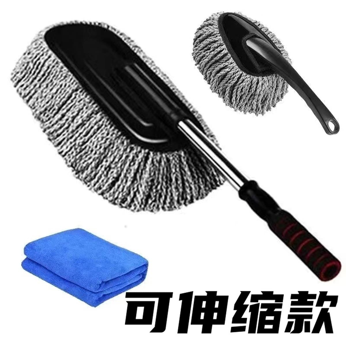 Выдвижная Швабра для удаления пыли для автомойки Чистка автомобиля артефакт автомобиль мягкий мех инструменты для автомойки...