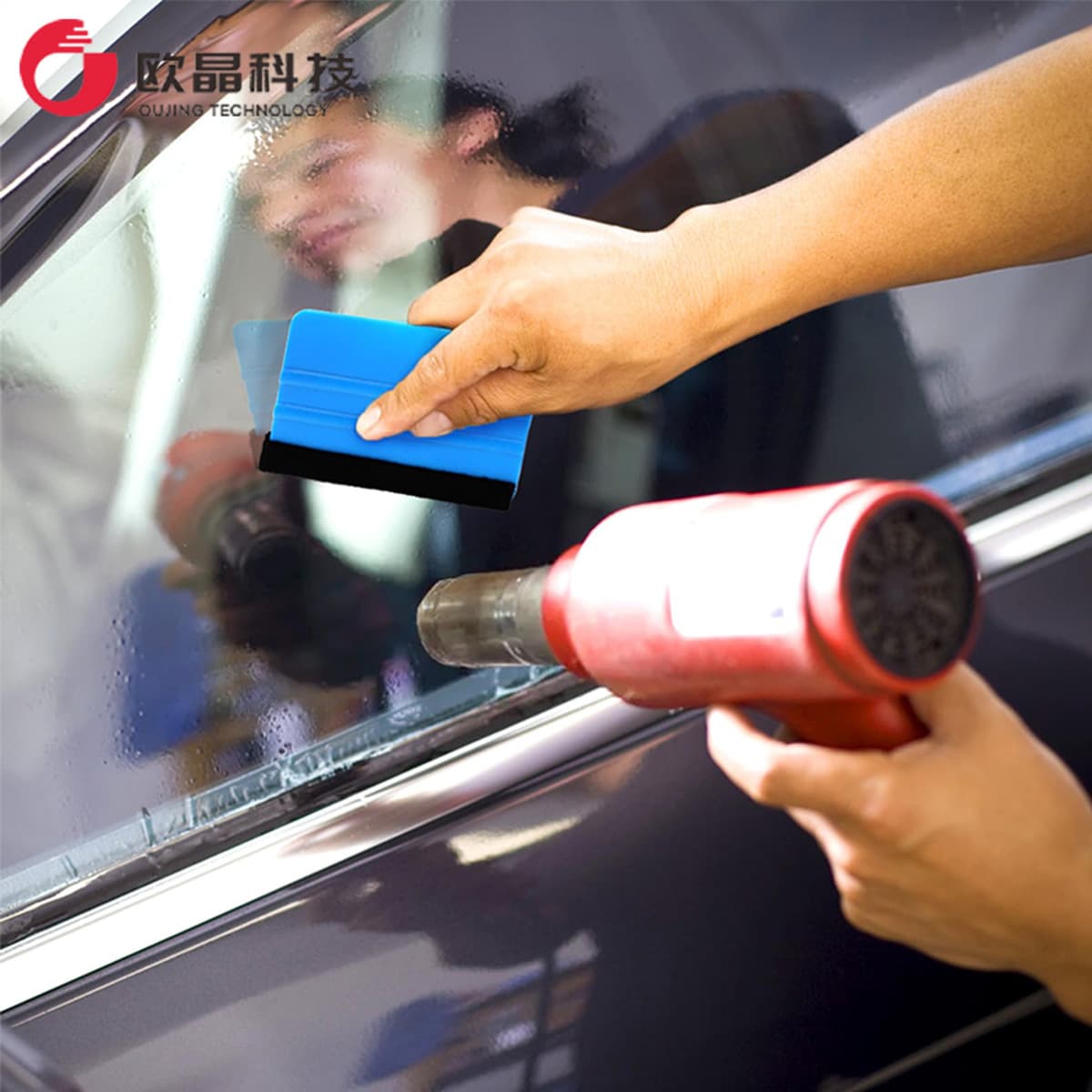 Трансграничные автомобильные расходные материалы Скребок с фланелевой тканью