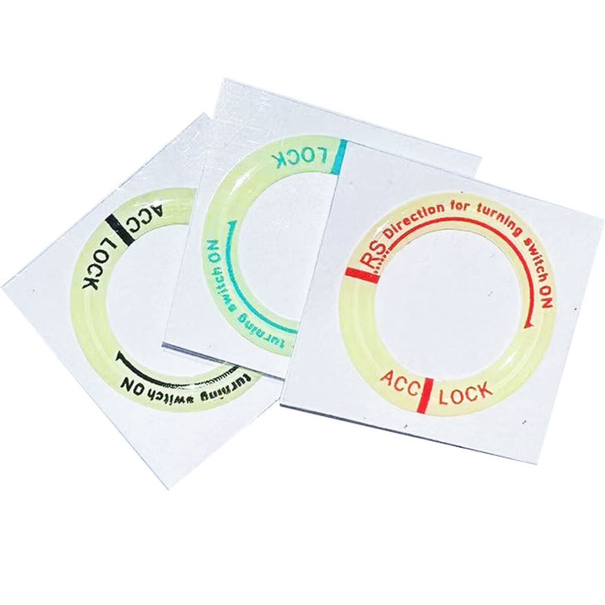 Автомобильный зажигание брелок наклейка 3D светящийся мотоцикл одним щелчком мыши ключ запуска люминесцентная диафрагма...