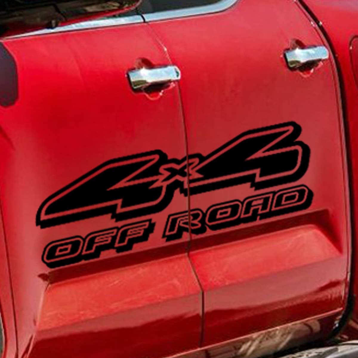 Персонализированные наклейки для украшения автомобиля, наклейки на кузов внедорожного пикапа, наклейки на окна 4X4OFFROAD,...