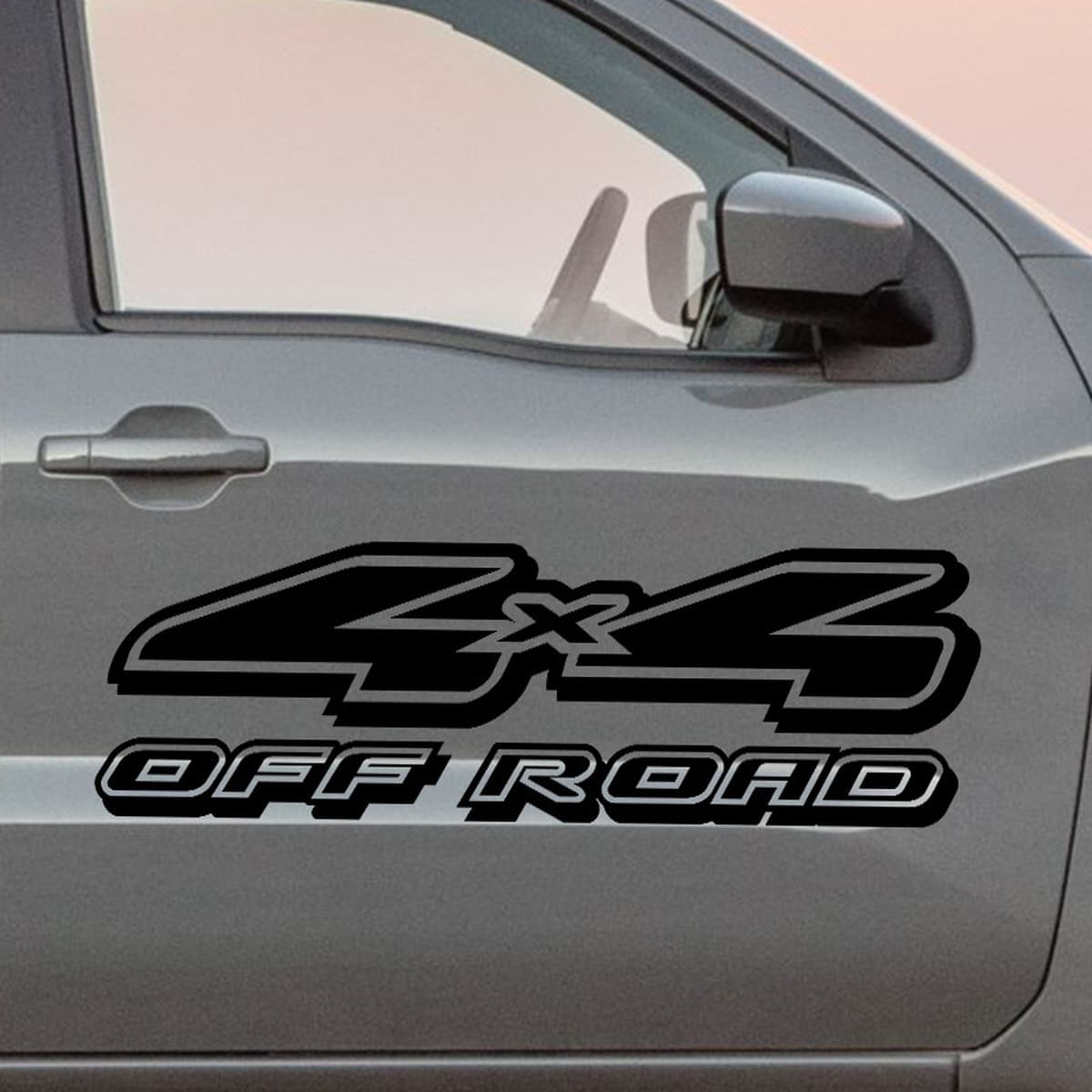 Персонализированные наклейки для украшения автомобиля, наклейки на кузов внедорожного пикапа, наклейки на окна 4X4OFFROAD,...