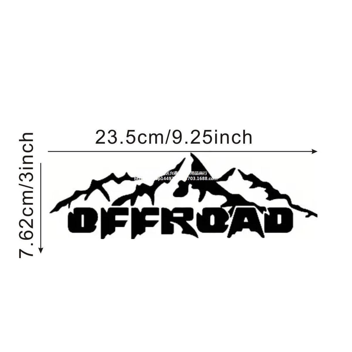 OFFROAD внедорожные горы креативная нашивка для блокировки царапин наклейка на автомобиль наклейка на топливный бак...