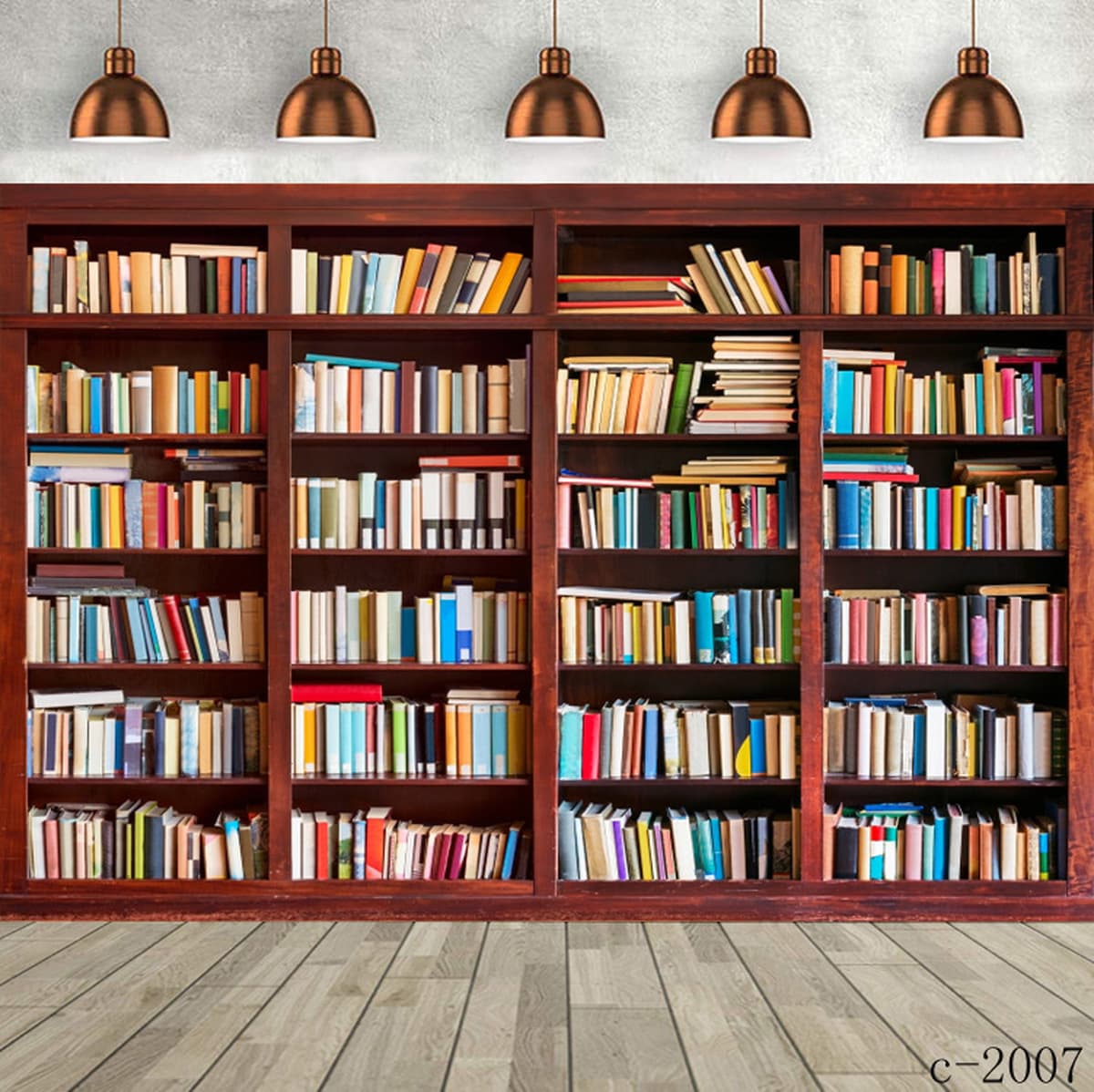 Фон для дня рождения Amazon, тканевый баннер для вечеринки, 3D кабинет, книжная полка, фон для библиотеки, занавеска,...