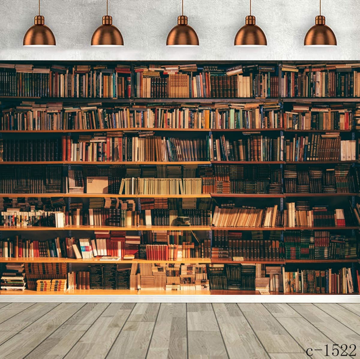 Фон для дня рождения Amazon, тканевый баннер для вечеринки, 3D кабинет, книжная полка, фон для библиотеки, занавеска,...