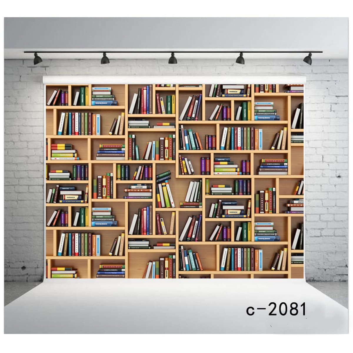 Фон для дня рождения Amazon, тканевый баннер для вечеринки, 3D кабинет, книжная полка, фон для библиотеки, занавеска,...