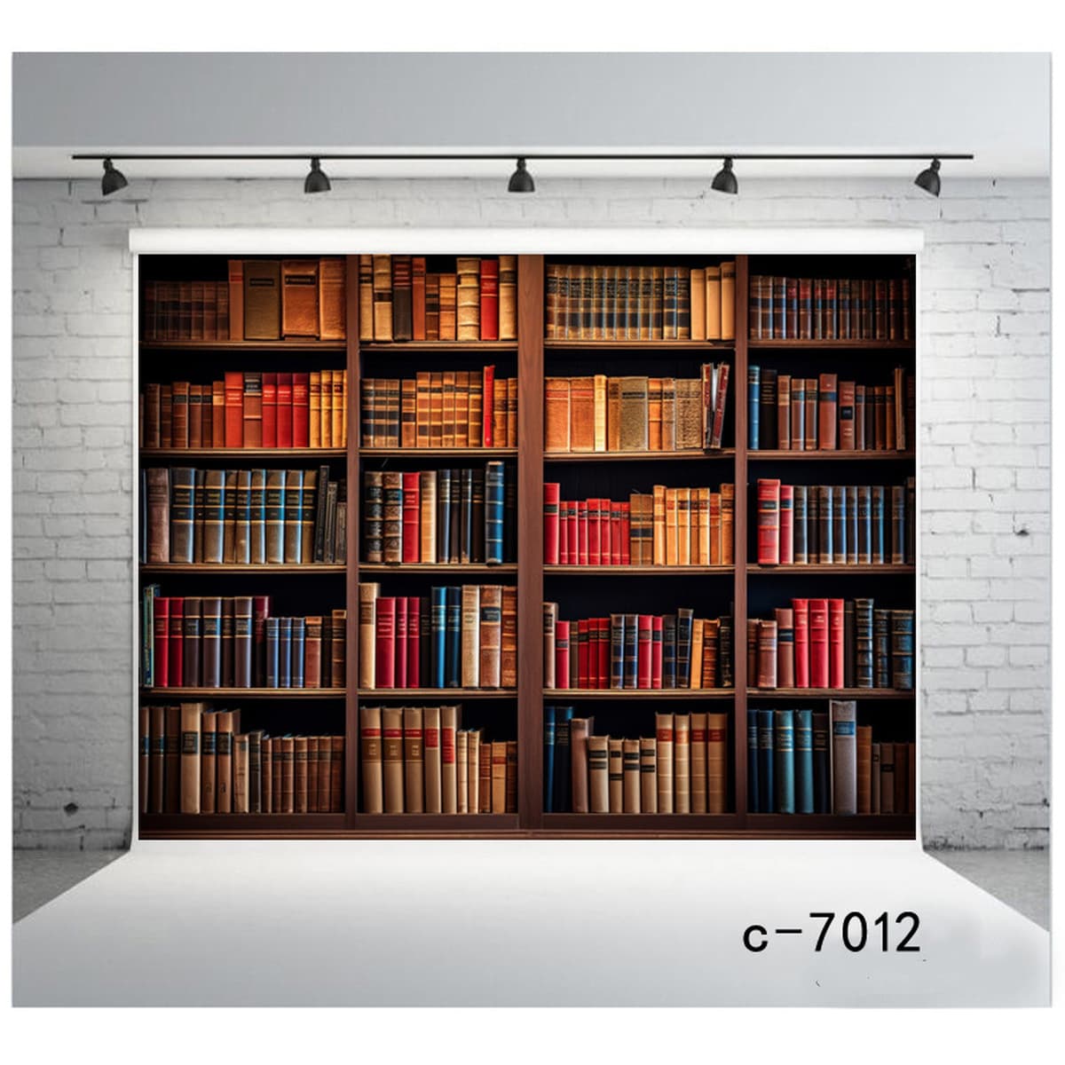 Фон для дня рождения Amazon, тканевый баннер для вечеринки, 3D кабинет, книжная полка, фон для библиотеки, занавеска,...