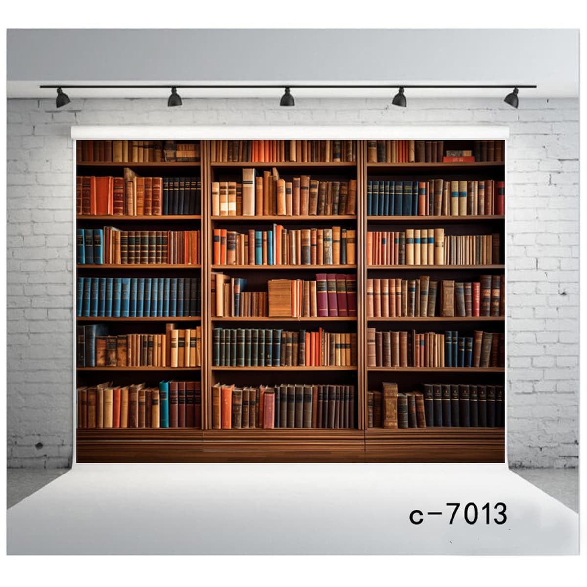 Фон для дня рождения Amazon, тканевый баннер для вечеринки, 3D кабинет, книжная полка, фон для библиотеки, занавеска,...