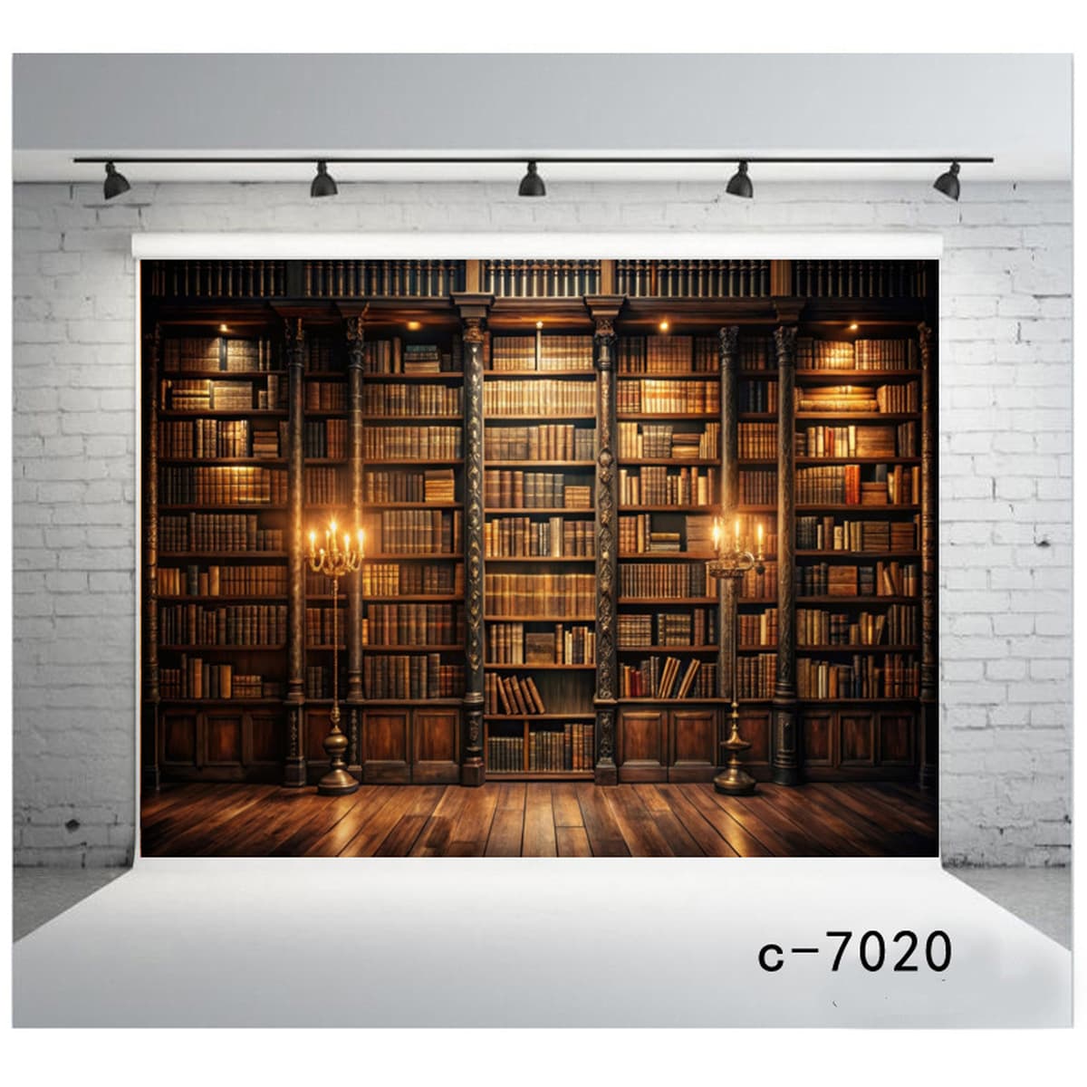 Фон для дня рождения Amazon, тканевый баннер для вечеринки, 3D кабинет, книжная полка, фон для библиотеки, занавеска,...