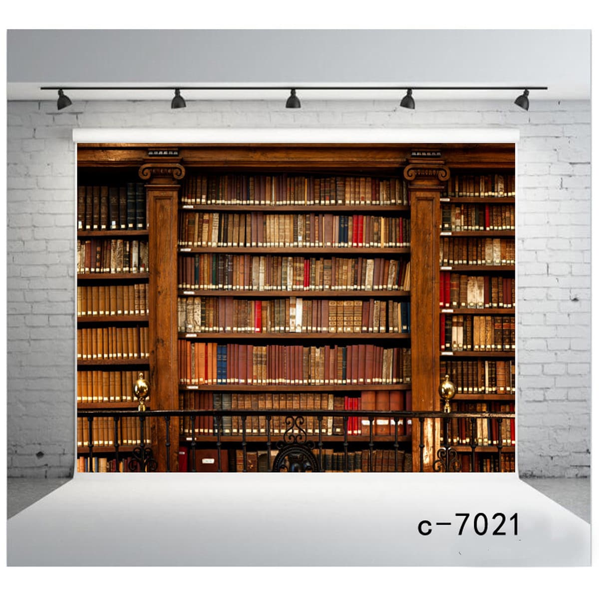 Фон для дня рождения Amazon, тканевый баннер для вечеринки, 3D кабинет, книжная полка, фон для библиотеки, занавеска,...