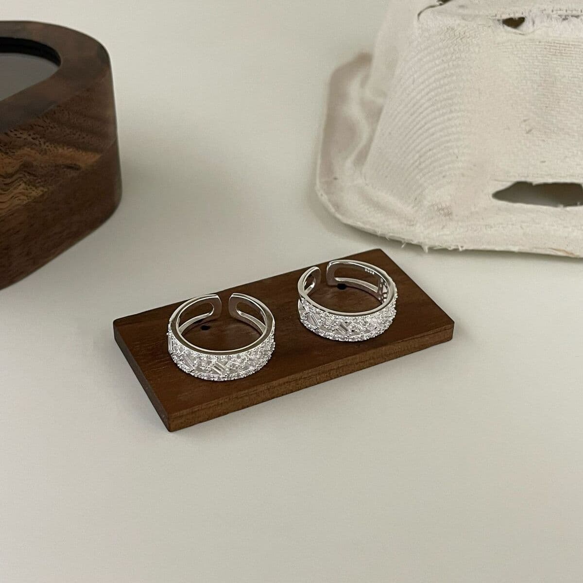 Suchuang S925 серебро с бриллиантами циркон инкрустированное кольцо