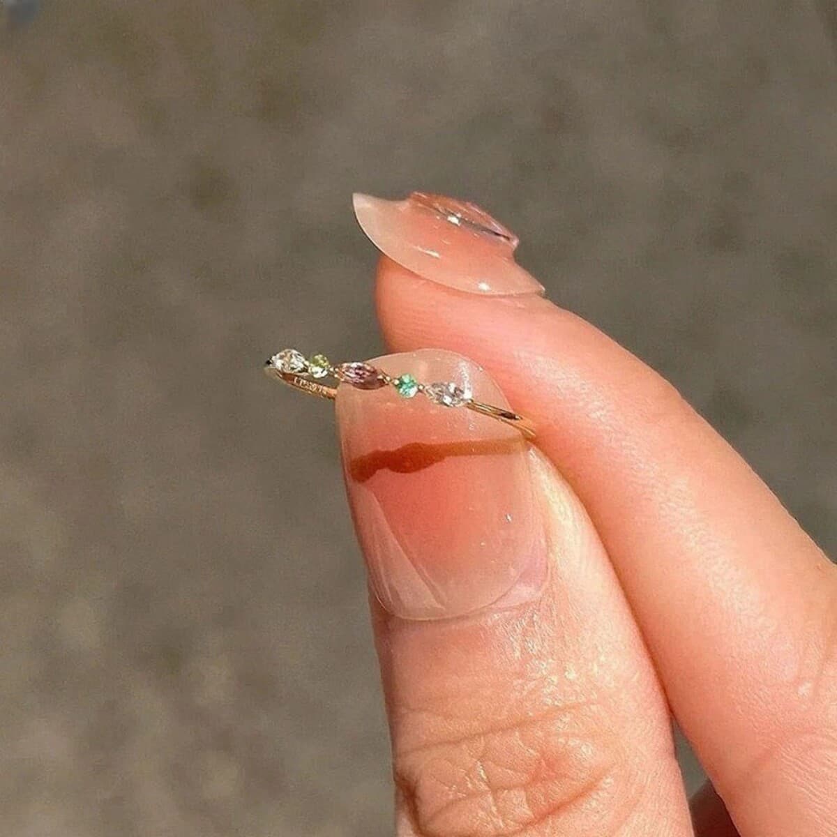 Срединный стиль s925 стерлингового серебра циркона вытянуто кольцо для женщин ретро-ниши