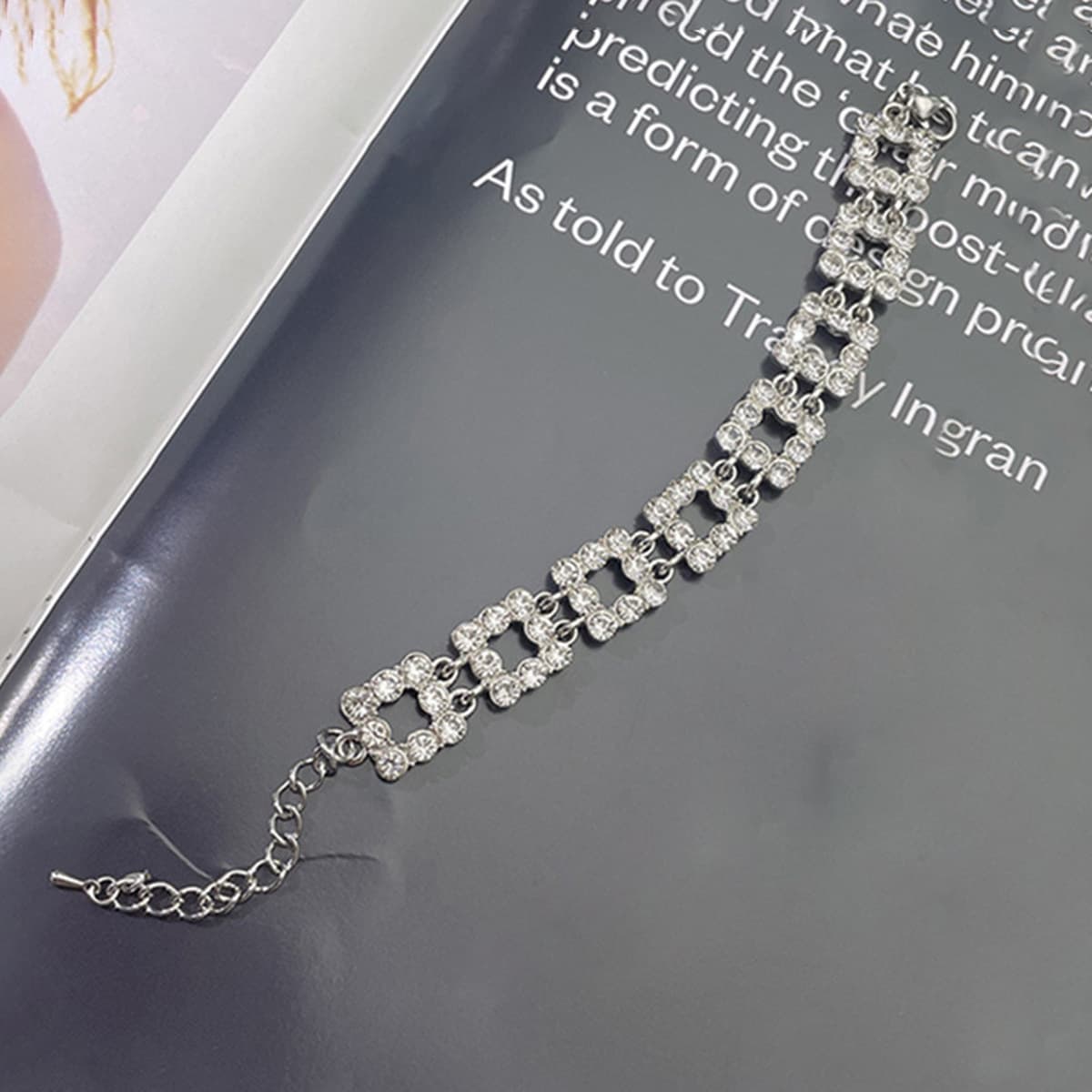 Европейский и американский тренд нишевые дизайны с бриллиантами и кисточками геометрические квадратные ожерелья серьги...