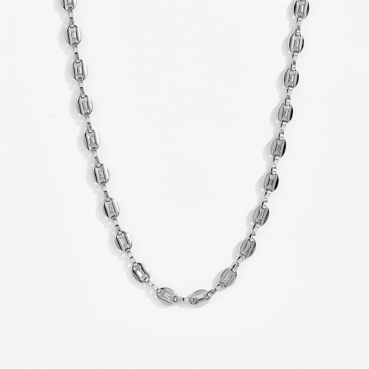 Хип-хоп холодный ветер Rins свиной нос ожерелье европейский и американский дикий золотой металлический браслет