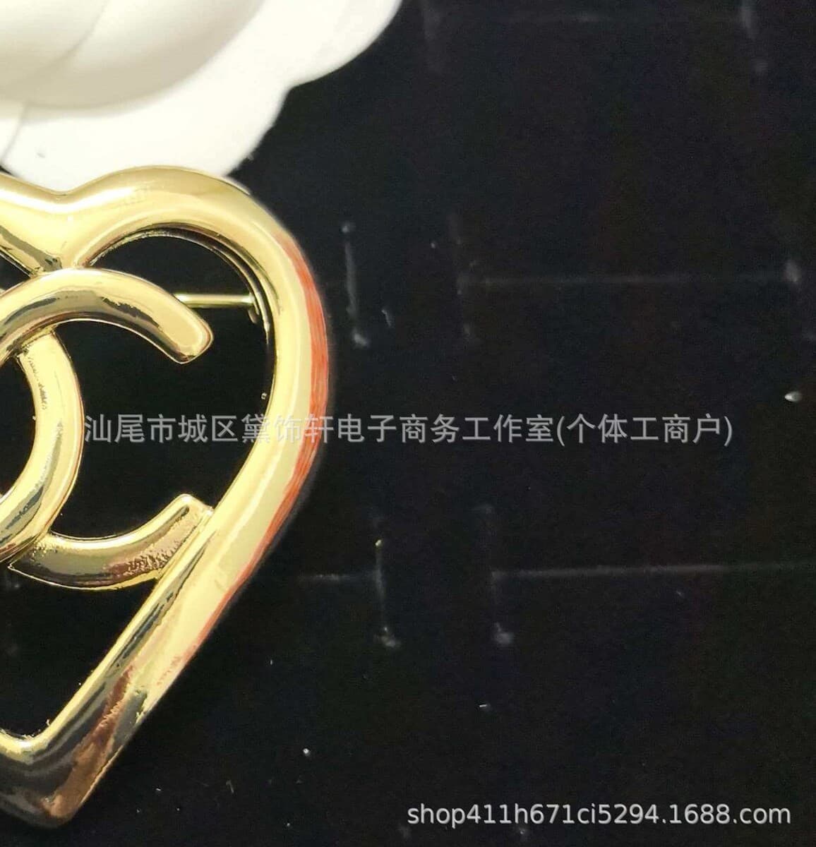 Брошь Chanel Double C с полным алмазным паве, квадратная брошь с бриллиантами и жемчугом, брошь-камелия Chanel, маленькая...