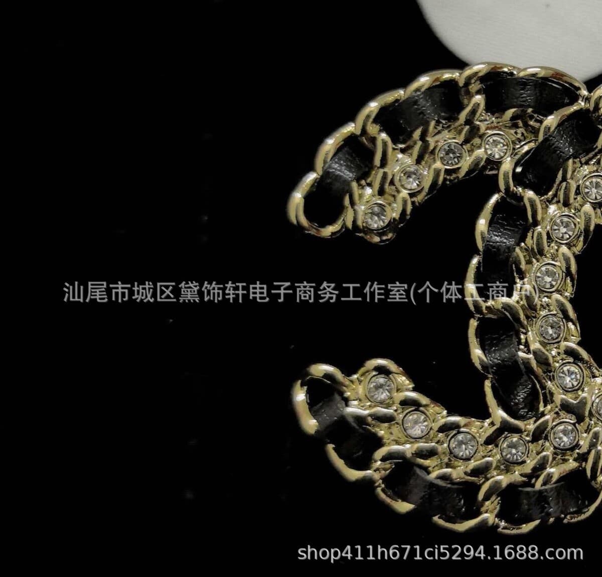 Брошь Chanel Double C с полным алмазным паве, квадратная брошь с бриллиантами и жемчугом, брошь-камелия Chanel, маленькая...