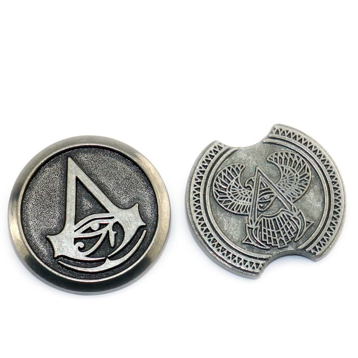 Игровые аксессуары: значок/брошь Assassin's Creed, кольцо из сплава с головой призрака, аниме, оптом