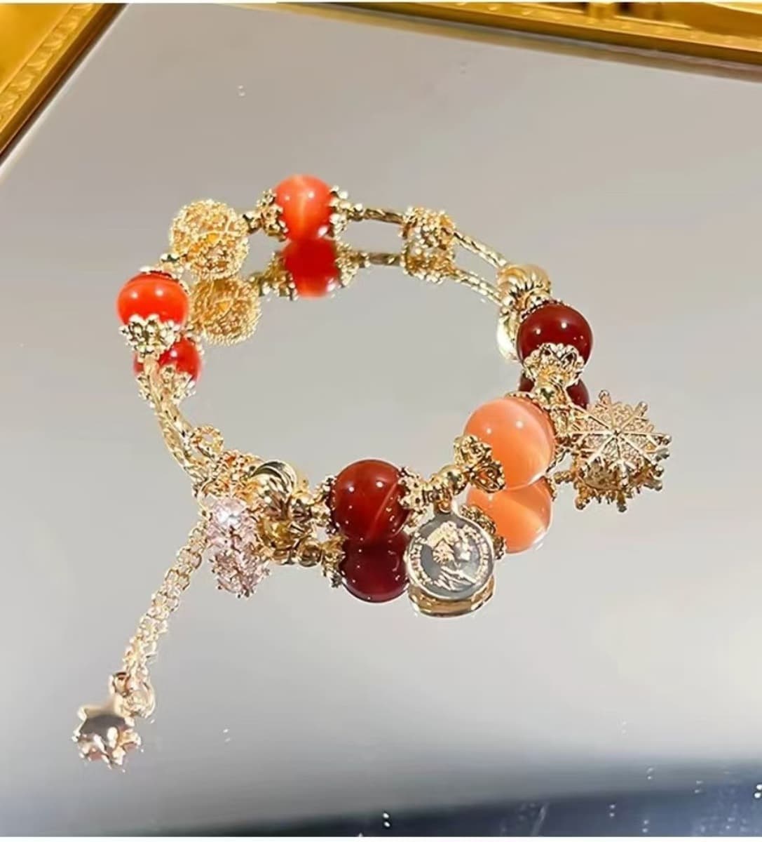 Кит падает со звездным небом голубой тигровый глаз синий кристалл обсидиан хрустальный браслет браслет сливочный конь...