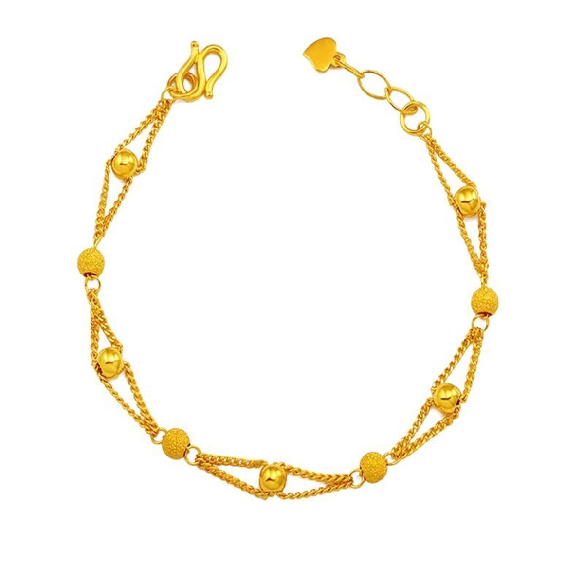 Ювелирные изделия из песочного золота, браслет из бисера, легкий роскошный высококачественный браслет из бисера с золотыми...