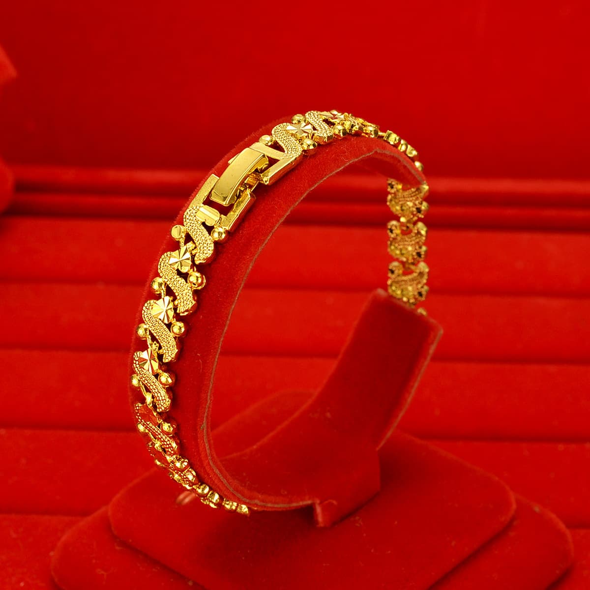 Трансграничная имитация 24k золото часы цепи Юго-Восточной Азии мужчин и женщин ручной украшения киоск продаж живой песок...