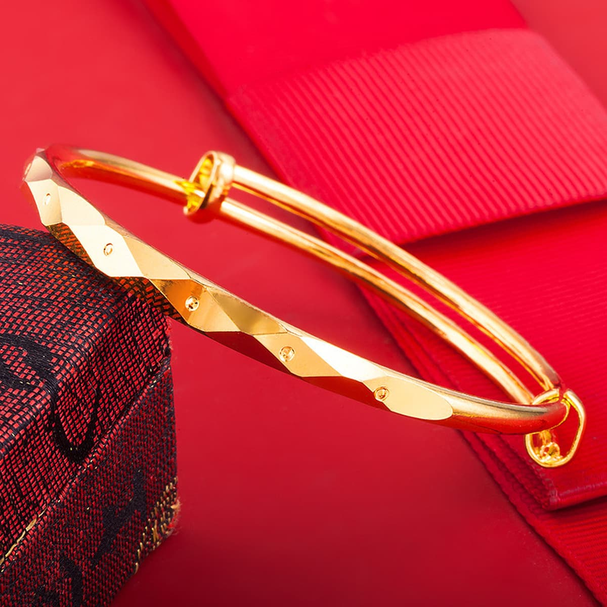 Покрытие медью 24K золотой ручной круглый терьер браслет женский вьетнамский песок золото Gympani женский браслет местные...