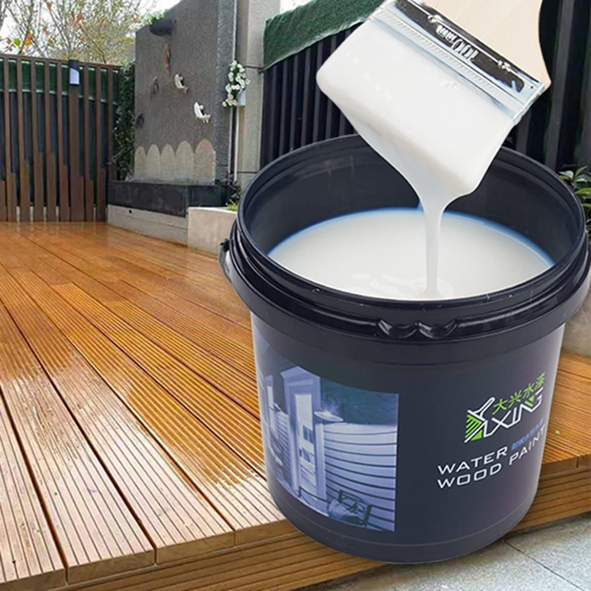 Водостойкая краска для дерева Daxing, экологически чистая краска, краска для наружных полов, краска для реставрации мебели,...