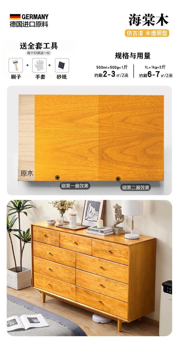 Цветная краска орехового дерева для ремонта деревянных дверей краска черный древесный воск масло на водной основе